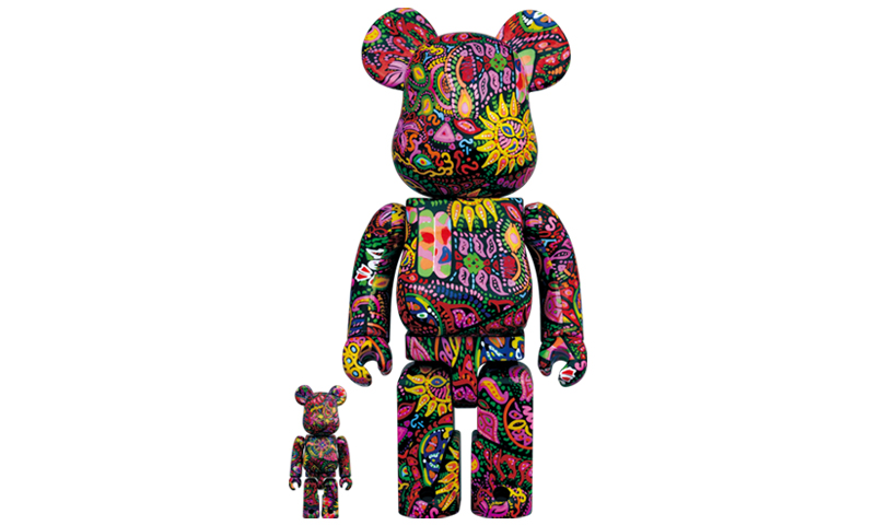 BE@RBRICK Psychedelic Paisley 100％  400％